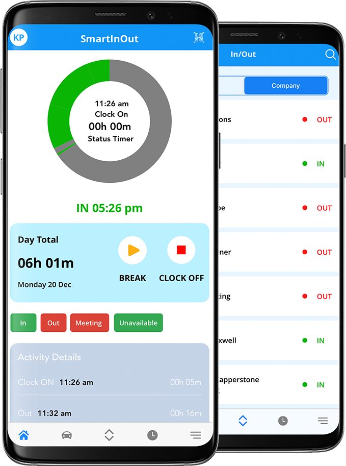 The Smart In & Out Board